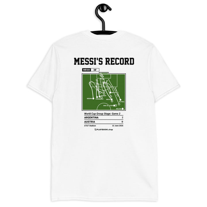 Argentina Greatest Goals T-shirt: Messi's Record (2026)