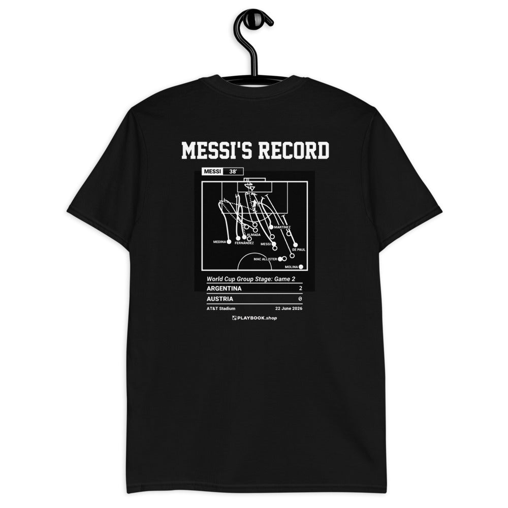 Argentina Greatest Goals T-shirt: Messi's Record (2026)