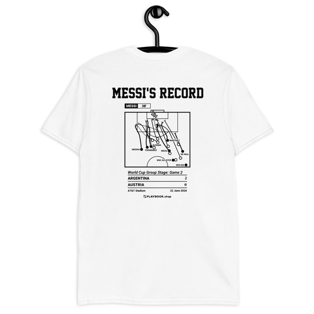 Argentina Greatest Goals T-shirt: Messi's Record (2026)
