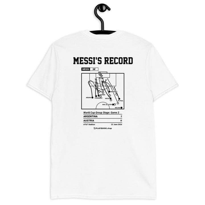 Argentina Greatest Goals T-shirt: Messi's Record (2026)