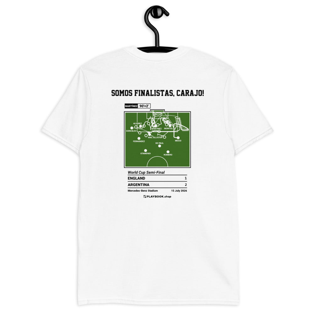 Argentina Greatest Goals T-shirt: Somos Finalistas, carajo! (2026)