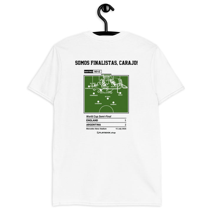 Argentina Greatest Goals T-shirt: Somos Finalistas, carajo! (2026)