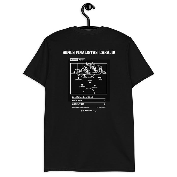 Argentina Greatest Goals T-shirt: Somos Finalistas, carajo! (2026)