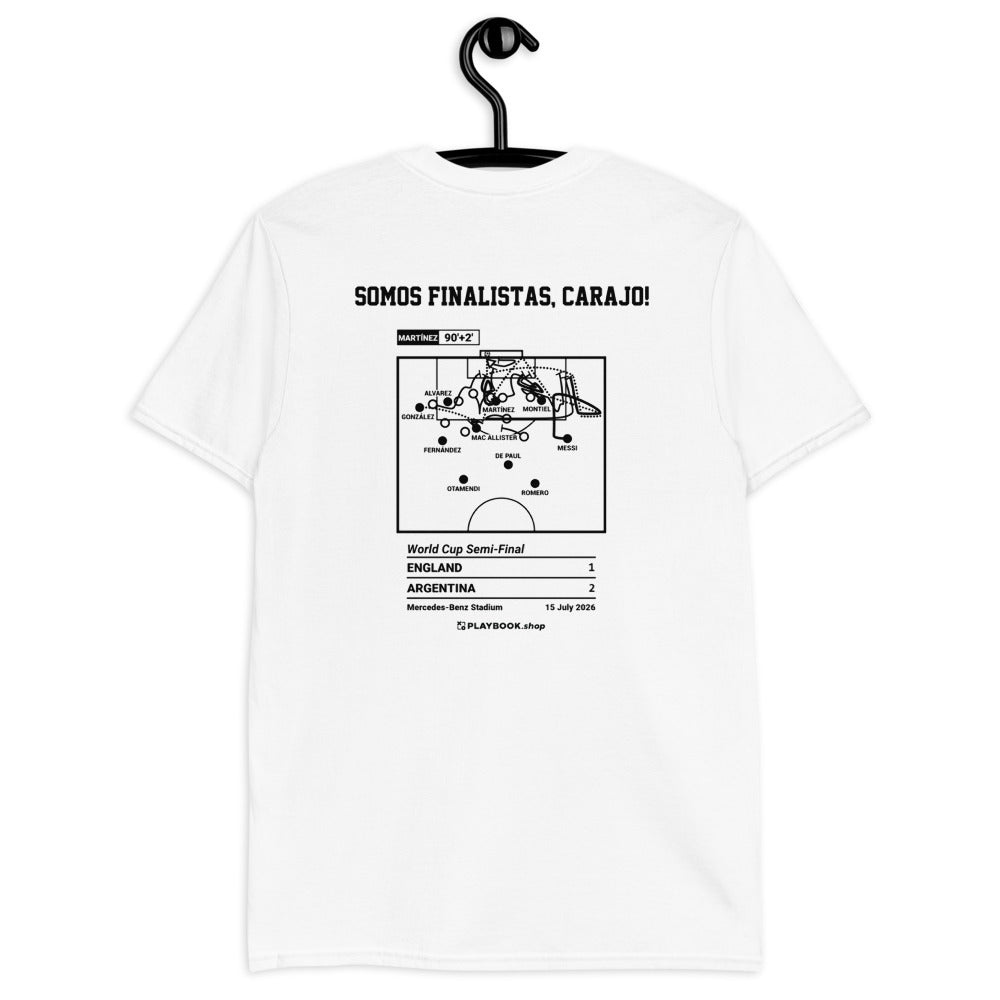 Argentina Greatest Goals T-shirt: Somos Finalistas, carajo! (2026)