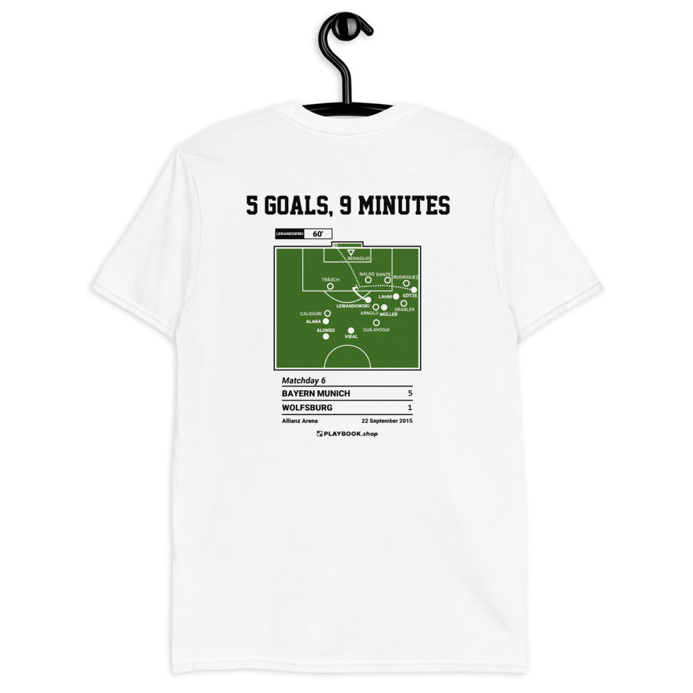 Bayern München Greatest Goals T-shirt: 5 goals, 9 minutes (2015)