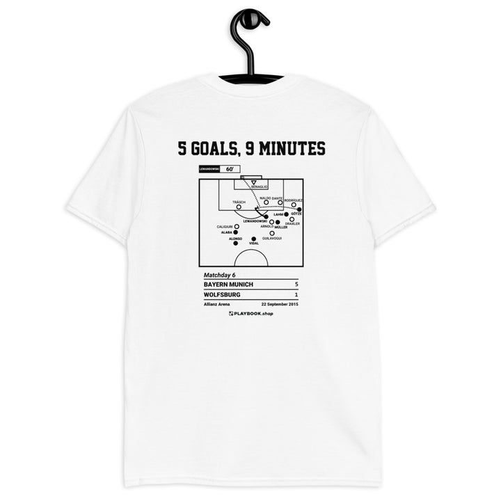 Bayern München Greatest Goals T-shirt: 5 goals, 9 minutes (2015)