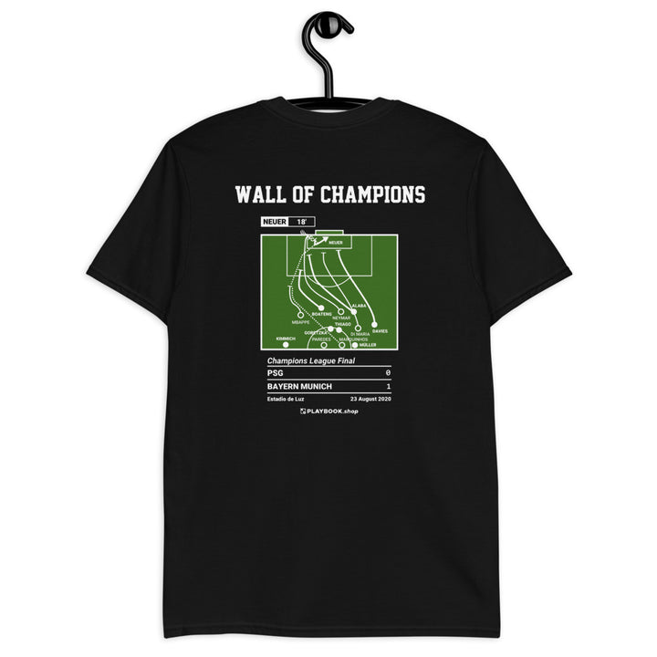 Bayern München Greatest Goals T-shirt: Wall of Champions (2020)