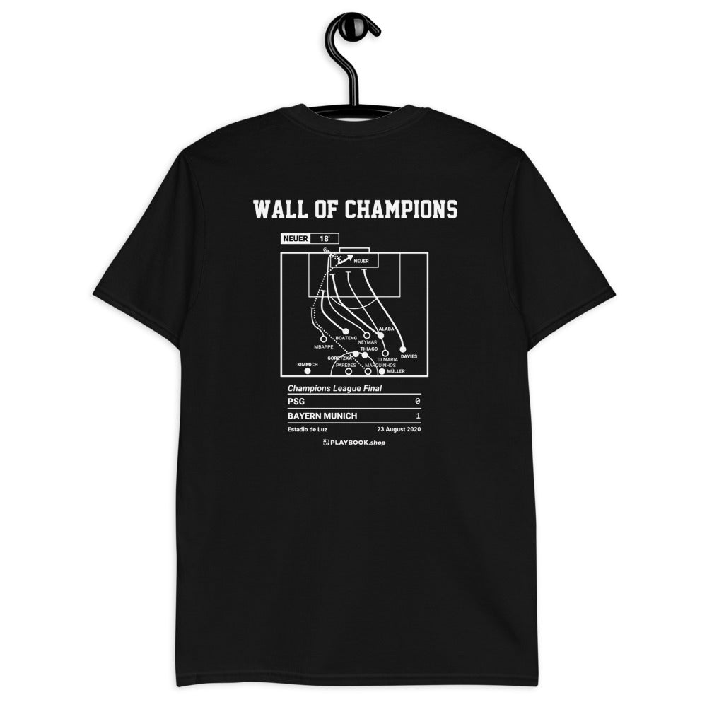 Bayern München Greatest Goals T-shirt: Wall of Champions (2020)