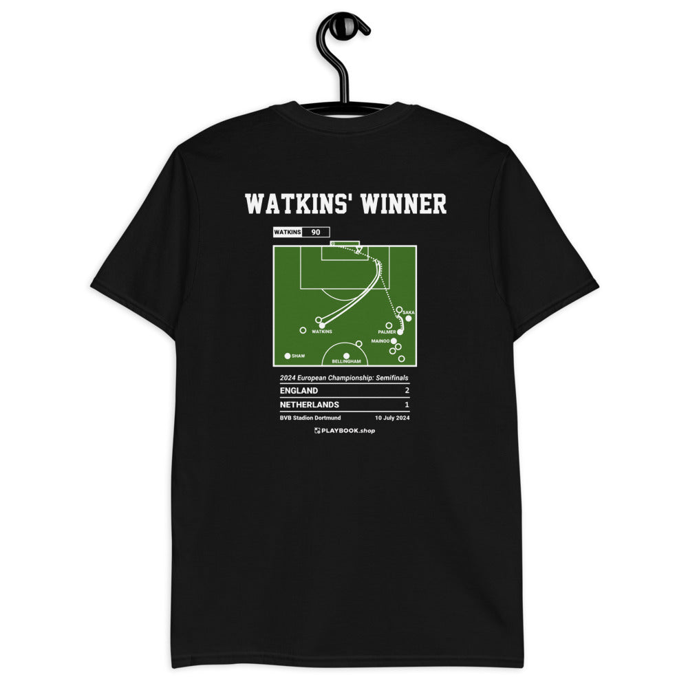 England National Team Greatest Goals T-shirt: Watkins' Winner (2024)