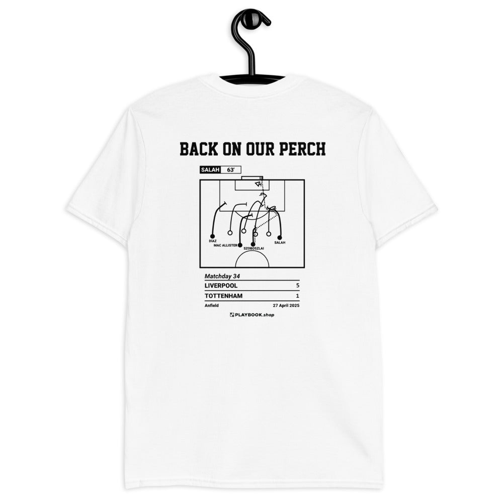Liverpool Greatest Goals T-shirt: Back On Our Perch (2025)