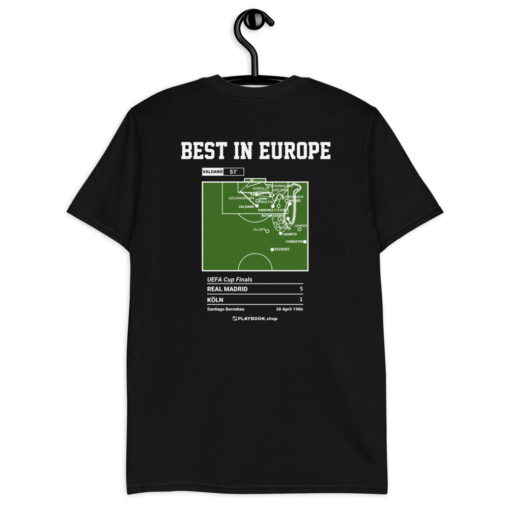 Real Madrid Greatest Goals T-shirt: Best in Europe (1986)