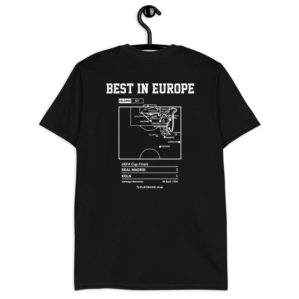 Real Madrid Greatest Goals T-shirt: Best in Europe (1986)