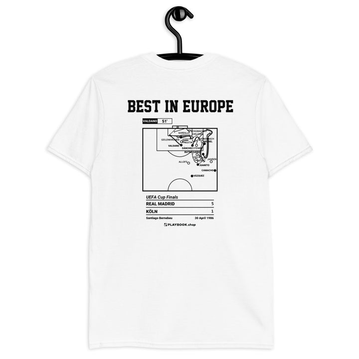 Real Madrid Greatest Goals T-shirt: Best in Europe (1986)