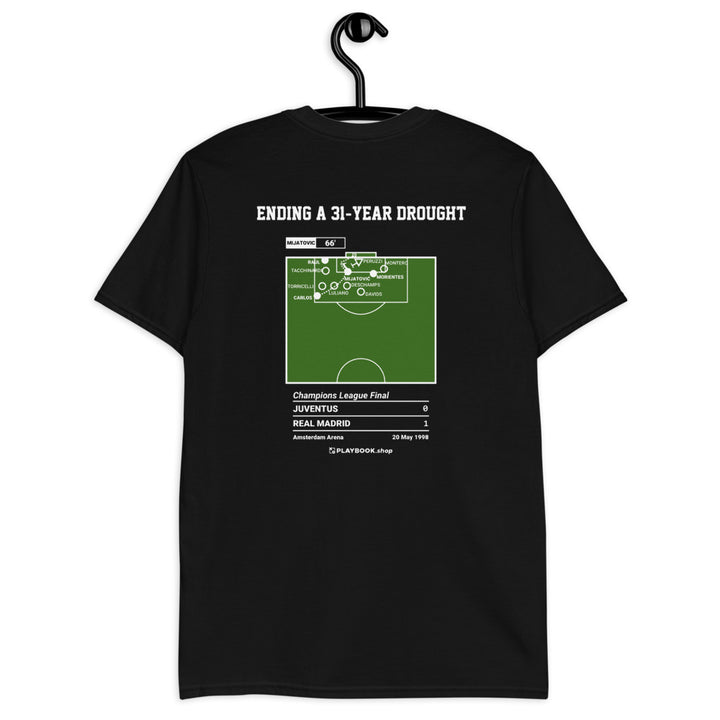 Real Madrid Greatest Goals T-shirt: Ending a 31-Year Drought (1998)