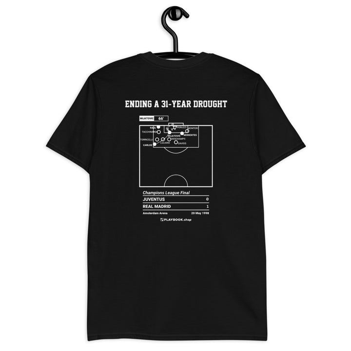 Real Madrid Greatest Goals T-shirt: Ending a 31-Year Drought (1998)