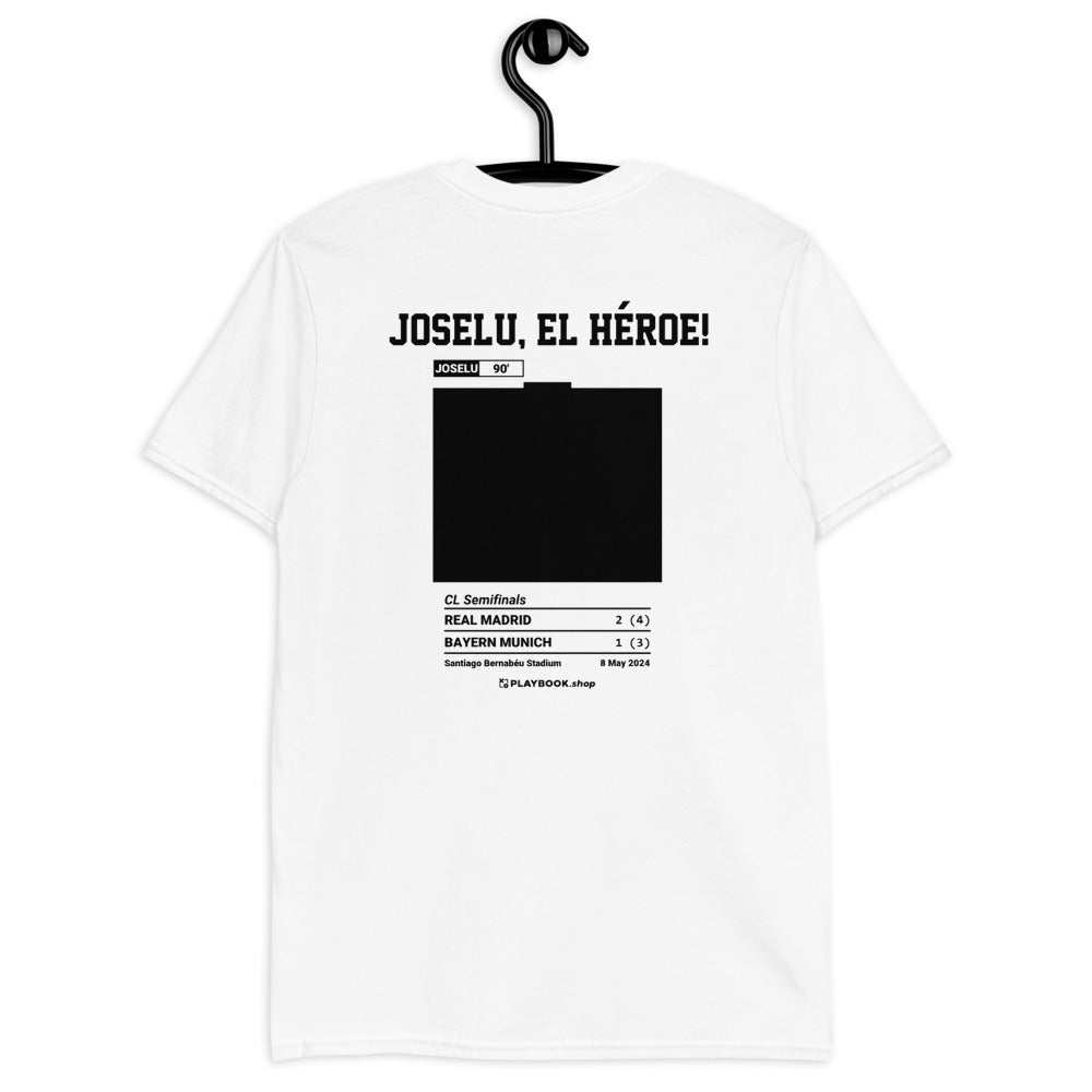 Real Madrid Greatest Goals T-shirt: Joselu, el héroe! (2024)