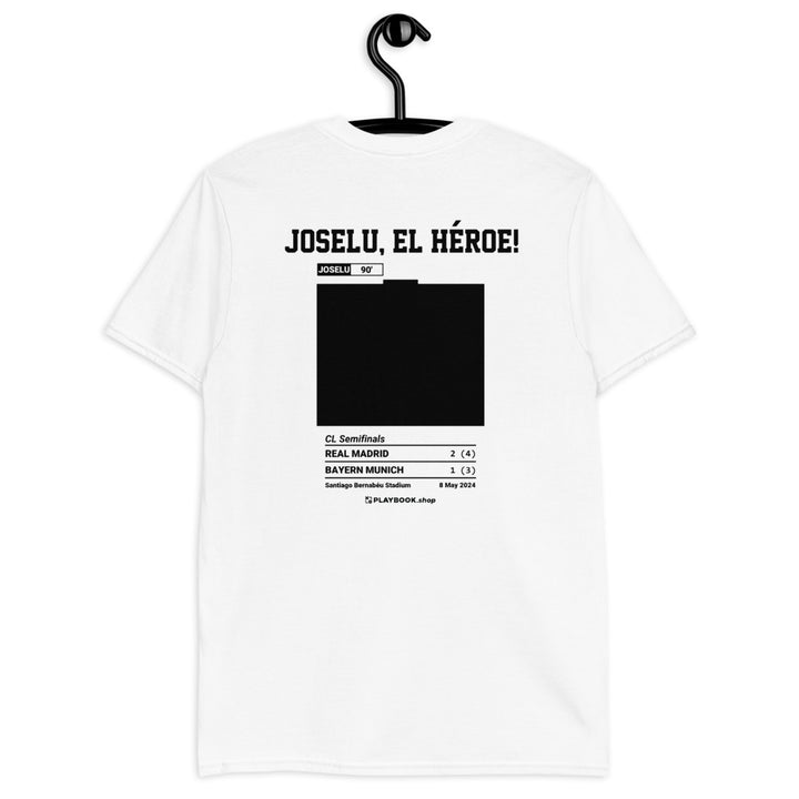 Real Madrid Greatest Goals T-shirt: Joselu, el héroe! (2024)