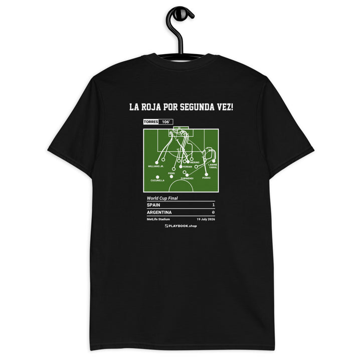 Spanish National Team Greatest Goals T-shirt: La Roja por Segunda Vez! (2026)