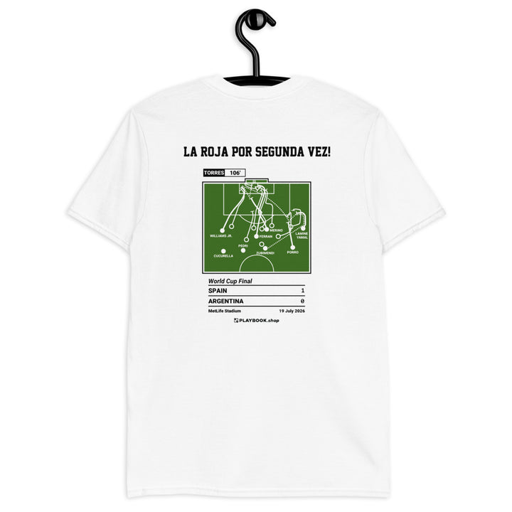 Spanish National Team Greatest Goals T-shirt: La Roja por Segunda Vez! (2026)