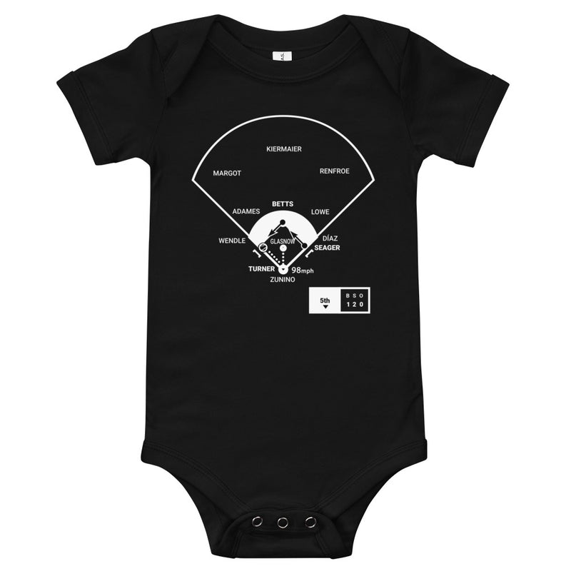 Greatest Dodgers Plays Baby Bodysuit: The Double Steal (2020)