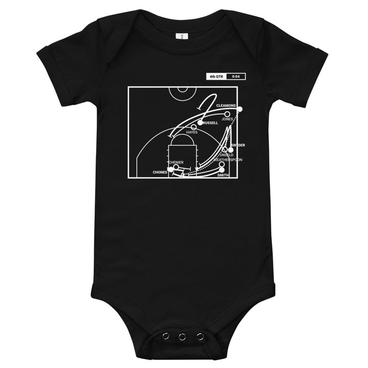 Cleveland Cavaliers Greatest Plays Baby Bodysuit: The Miracle of Richfield (1976)