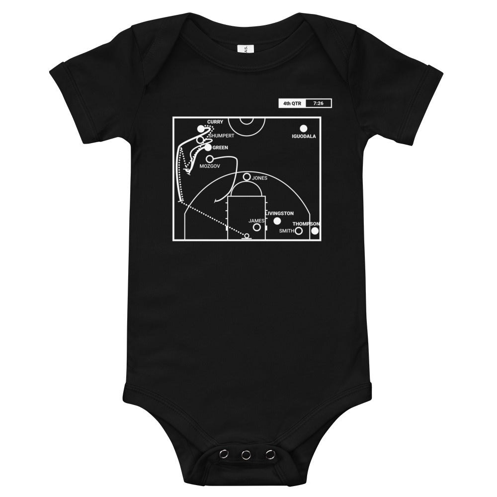 Golden State Warriors Greatest Plays Baby Bodysuit: The dynasty begins (2015)