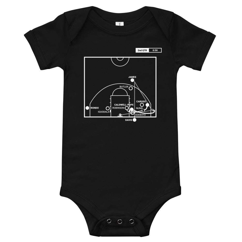 Los Angeles Lakers Greatest Plays Baby Bodysuit: Number 17 (2020)
