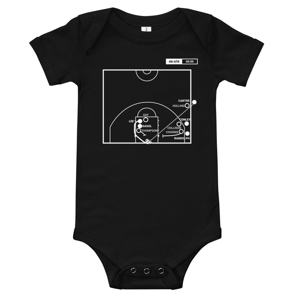 Memphis Grizzlies Greatest Plays Baby Bodysuit: The Lob to Lee (2015)