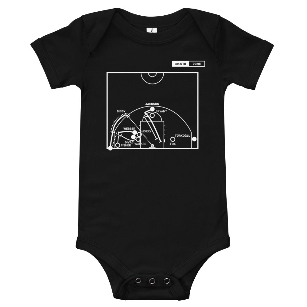 Sacramento Kings Greatest Plays Baby Bodysuit: The Shot (2002)