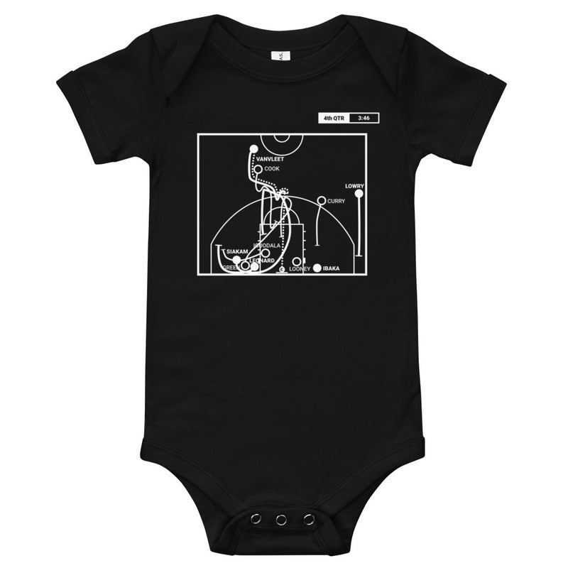 Toronto Raptors Greatest Plays Baby Bodysuit: The North (2019)