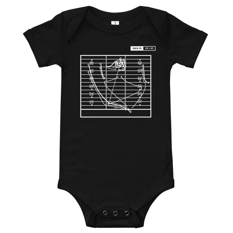 Baltimore Ravens Greatest Plays Baby Bodysuit: Second Championship (2013)