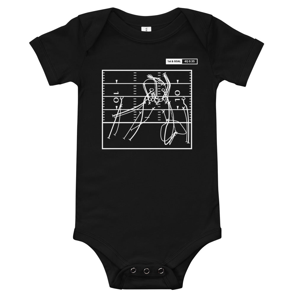 Oakland Raiders Greatest Plays Baby Bodysuit: The Sea of Hands (1974)