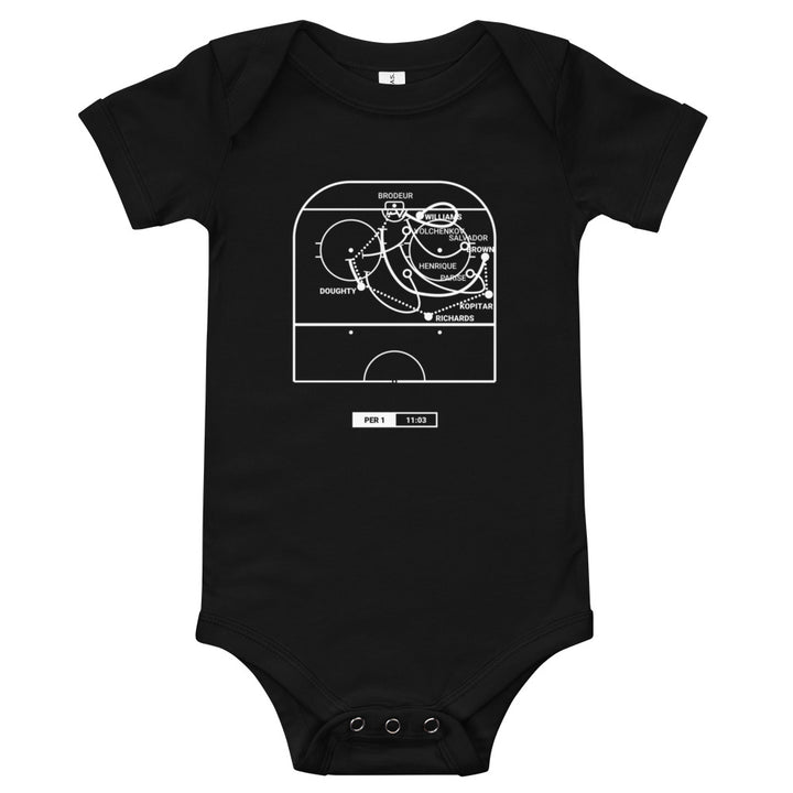 Los Angeles Kings Greatest Goals Baby Bodysuit: First Stanley Cup (2012)