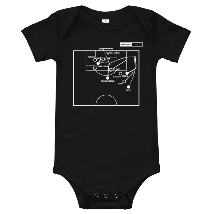AC Milan Greatest Goals Baby Bodysuit: Clinching the Scudetto (2004)