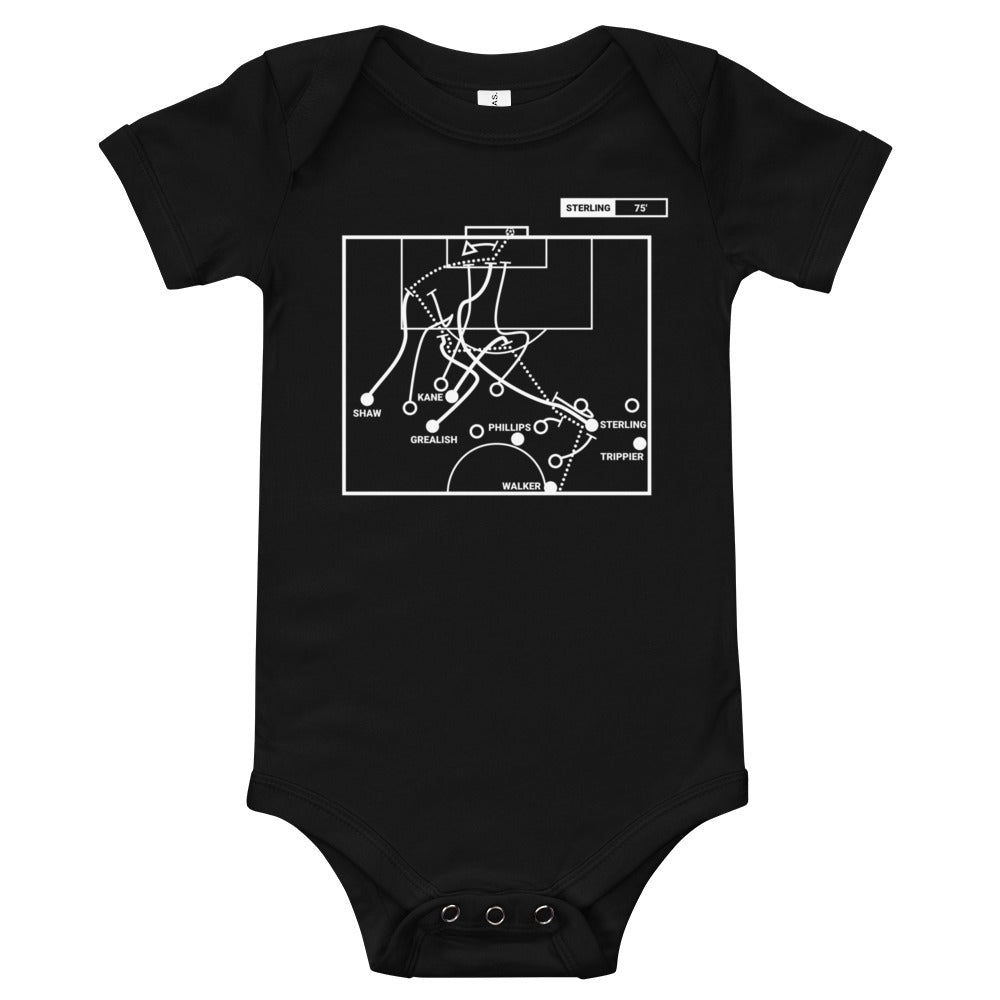 England National Team Greatest Goals Baby Bodysuit: Knocking out Germany (2021)