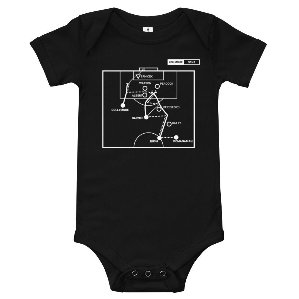 Liverpool Greatest Goals Baby Bodysuit: The Match of the Decade (1996)