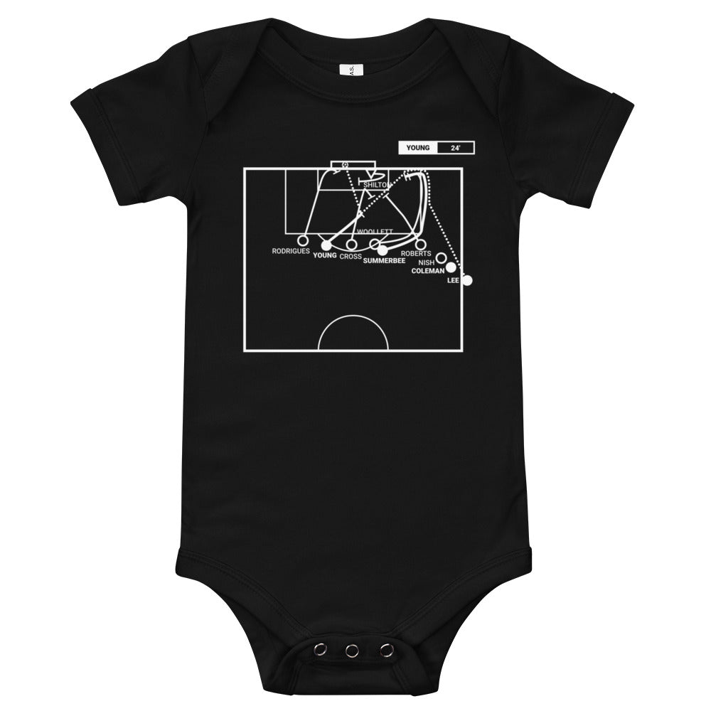 Manchester City Greatest Goals Baby Bodysuit: 4th FA Cup Trophy (1969)