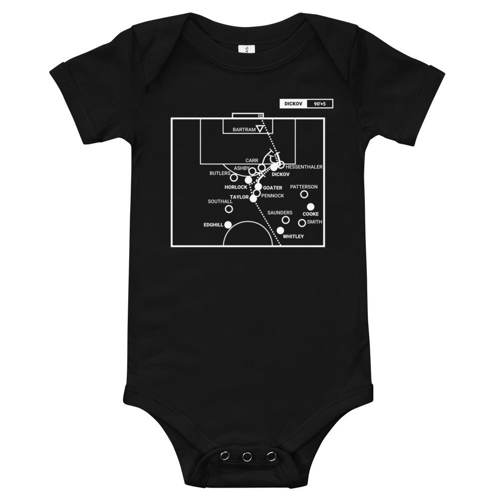 Manchester City Greatest Goals Baby Bodysuit: Keeping Promotion Hope (1999)