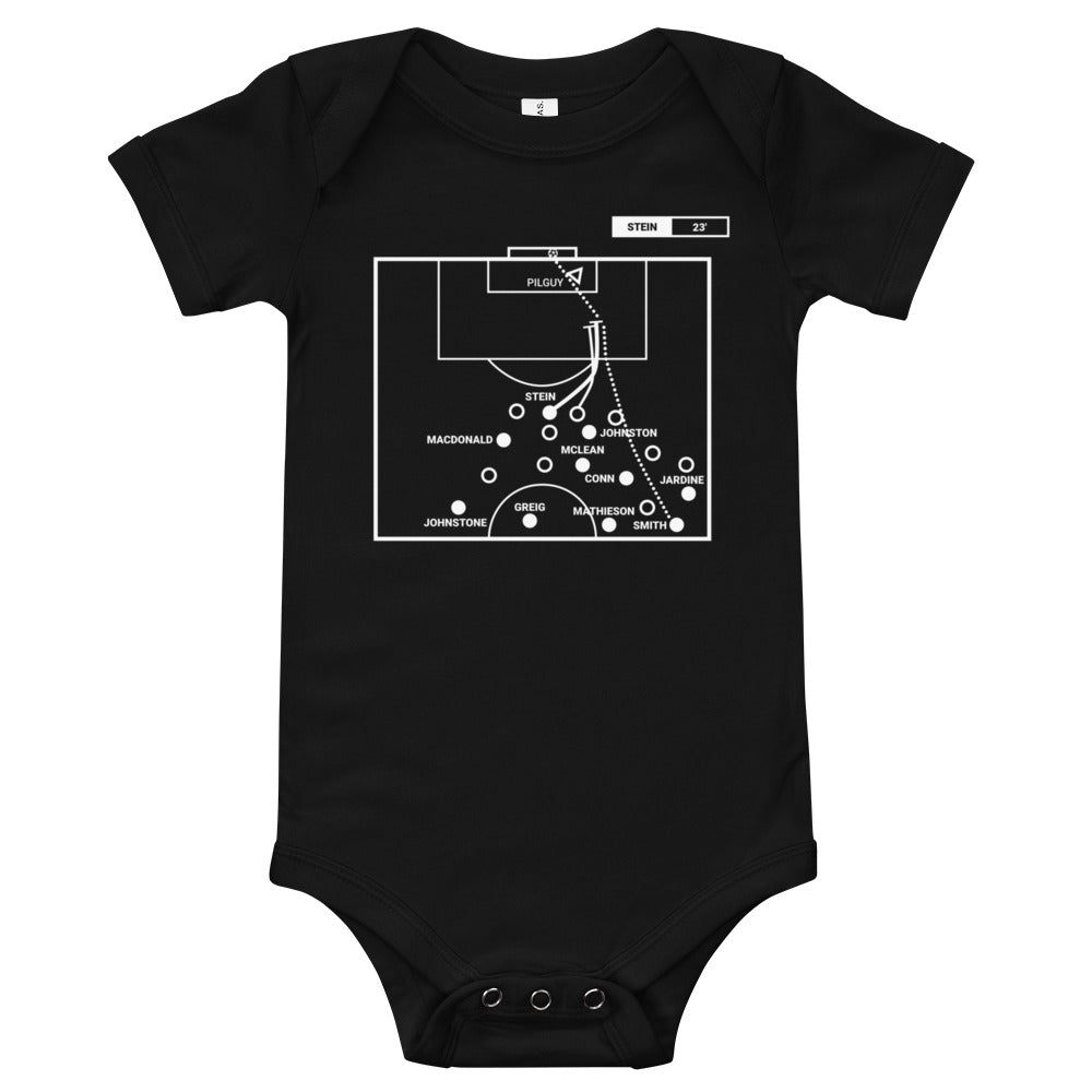 Rangers FC Greatest Goals Baby Bodysuit: Continental Champs (1972)
