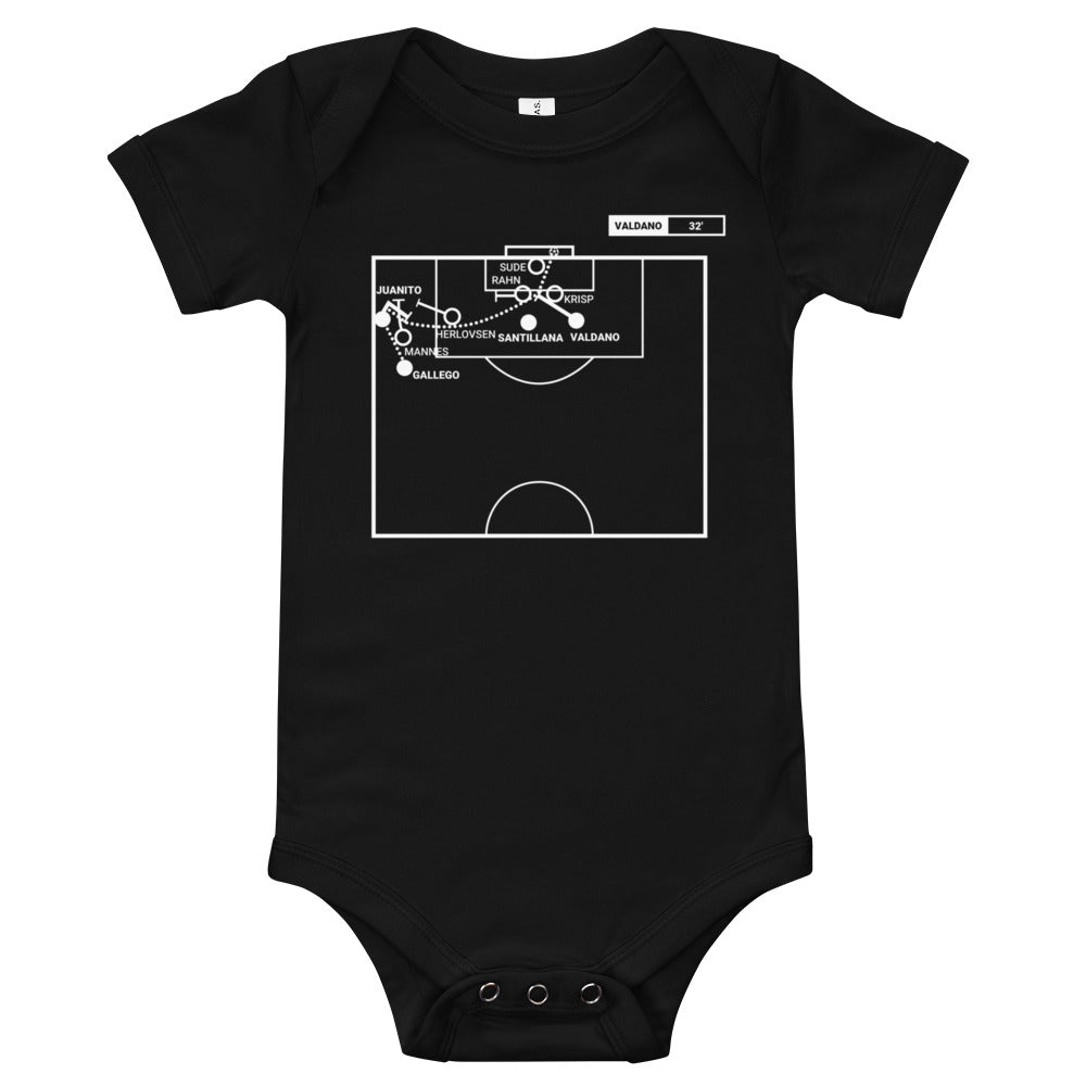Real Madrid Greatest Goals Baby Bodysuit: Back-to-back (1987)