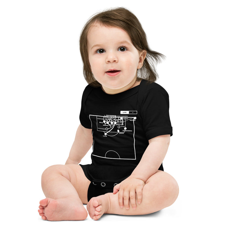 USWNT Greatest Goals Baby Bodysuit: Three trophies record (2015)