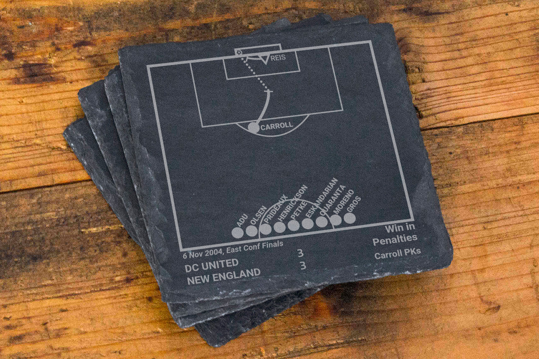 DC United Greatest Goals: Slate Coasters (Set of 4)