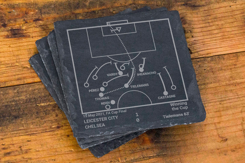 Leicester City Greatest Goals: Slate Coasters (Set of 4)
