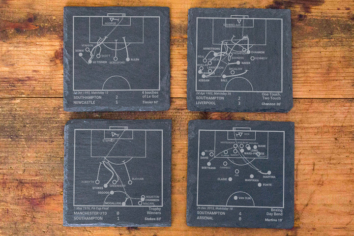 Southampton Greatest Goals: Slate Coasters (Set of 4)