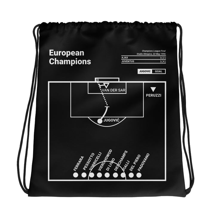 Juventus Greatest Goals Drawstring Bag: European Champions (1996)