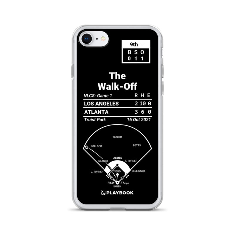 Atlanta Braves Greatest Plays iPhone Case: The Walk-Off (2021)