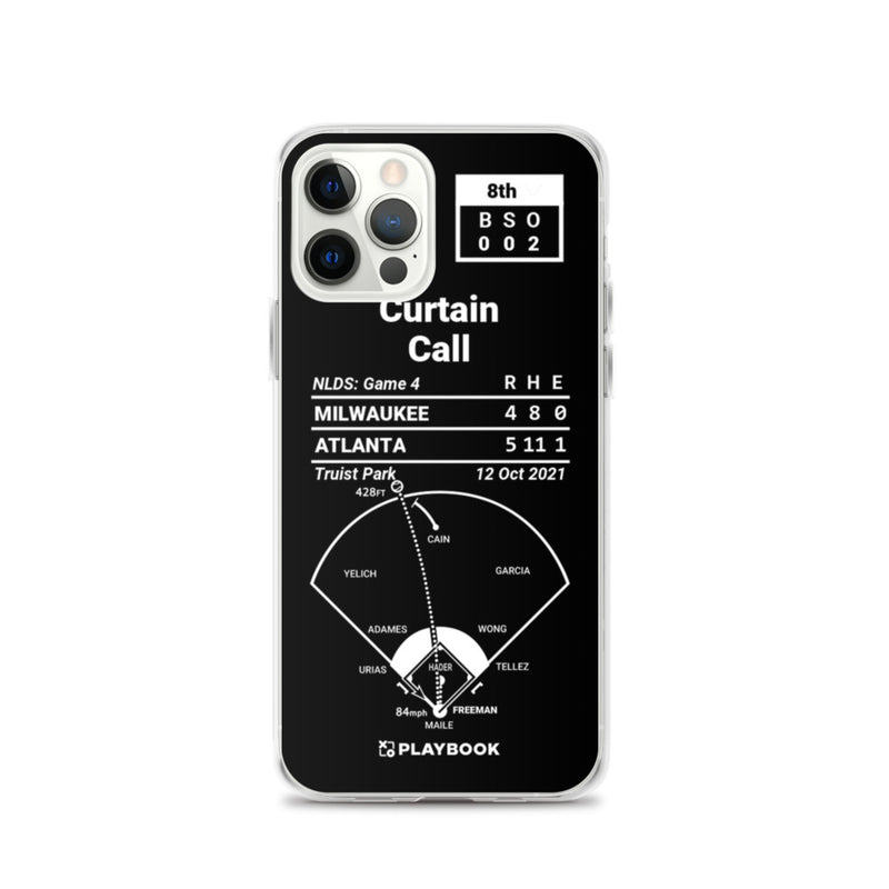 Greatest Braves Plays iPhone Case: Curtain Call (2021)
