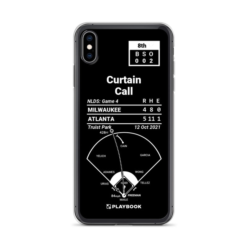 Greatest Braves Plays iPhone Case: Curtain Call (2021)