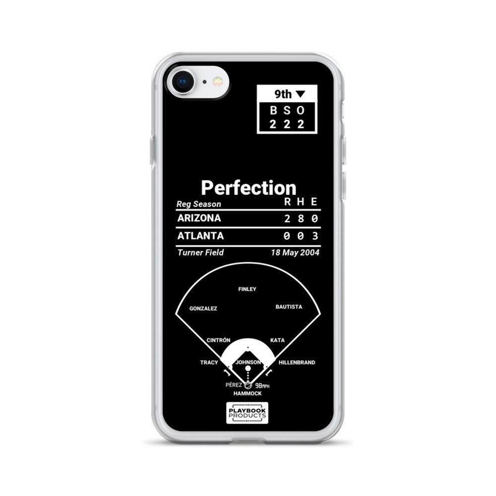 Arizona Diamondbacks Greatest Plays iPhone Case: Perfection (2004)