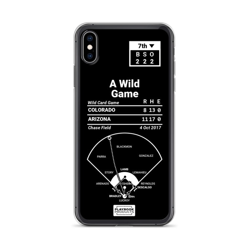 Greatest Diamondbacks Plays iPhone Case: A Wild Game (2017)